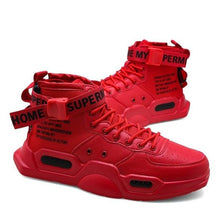 Load image into Gallery viewer, High Top Red Bottom Trend Sneakers For Men Hip Hop Casual Men's Sport High Quality Sneakers Breathable Lightweight Red Basketball Luxury Fashion Running Sneakers
