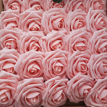 Load image into Gallery viewer, New Artificial 10/20/30 Heads 8cm PE Foam Rose Flowers Bride Bouquet Flower For Wedding Party Decorative Scrapbooking Flower Silk Roses for Wedding Centerpieces Bridal Show Bouquets Party Home Flowers Decoration