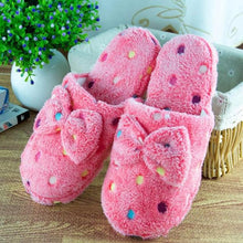 Load image into Gallery viewer, Soft Slipper Womens Home Plush House Winter Warm Slippers Soft Indoors Bedroom Slippers With Memory Foam Comfortable Slip On House Shoes Warm Fur Lined Slippers