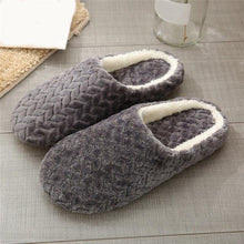 Load image into Gallery viewer, Soft Slipper Womens Home Plush House Winter Warm Slippers Soft Indoors Bedroom Slippers With Memory Foam Comfortable Slip On House Shoes Warm Fur Lined Slippers