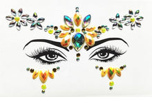 Load image into Gallery viewer, 3D Makeup Tattoo Face Gems Glitter Face Jewels Crystal Stickers Face Glitter for Festival Carnival Party