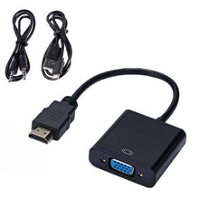 Load image into Gallery viewer, HD 1080P HDMI Compatible To VGA Adapter Converter Cable Gold-Plated HDMI to VGA Adapter For Laptop TV To Projector Display HDTV