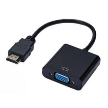 Load image into Gallery viewer, HD 1080P HDMI Compatible To VGA Adapter Converter Cable Gold-Plated HDMI to VGA Adapter For Laptop TV To Projector Display HDTV