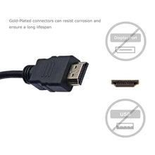 Load image into Gallery viewer, HD 1080P HDMI Compatible To VGA Adapter Converter Cable Gold-Plated HDMI to VGA Adapter For Laptop TV To Projector Display HDTV
