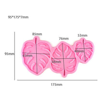 Load image into Gallery viewer, Tropical Theme Palm Leaves Leaf Fondant Tools Gummy Silicone Molds Cake Decorating Mould Gumpaste Craft Baking Pan Leaves Silicone Fondant Mold Tropical Leaf Leafage Cake Decorating Mold