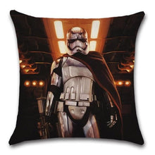 Load image into Gallery viewer, Unique Style Throw Pillow Cover Robot pattern Polyester Linen Cushion cover Decoration For Home House Party Chair Sofa Gift Cute Adorable Cartoon Robot Waving with Robotic Dog Friend Throw Pillow Cover Case Decorative Cushion For Couch Bed