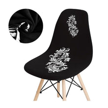 Load image into Gallery viewer, Avangarde Style Printed Seat Cover For Shell Chair Armless Shell Chair Cover Banquet Home Slipcover Elastic Removable Stretch High Back For Sofa Armchairs