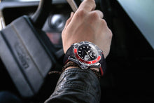 Load image into Gallery viewer, 2021 Fashion Black Red Sport Mens Watches Luxury Luminous Hands Watch Elegant Leather Strap Design