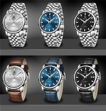 Load image into Gallery viewer, Classic New Sport Watch Top Luxury Automatic Mechanical Male Watches Water Resistent Genuine Leather Casual Men Wristwatch