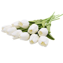 Load image into Gallery viewer, 10Pcs High Quality Real Touch Calla Lily Artificial Flowers Bouquet For Wedding Bridal Home Kitchen Table Flower Decoration Home Decor