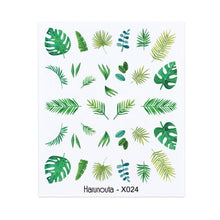 Load image into Gallery viewer, Embossed Nails Sticker 3D Flower Leaves Slider Water Transfer Nail Decals for Nail Art Transfer Sticker 3D Wave Design Decoration for Women Girls Art Stickers Decal Decoration Metallic Curve Strip Line Nail Decor