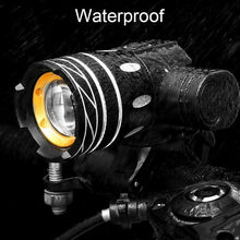 Load image into Gallery viewer, LED Headlight For Bike Electric Scooter USB Rechargeable LED Light Front Lamp High Lumens Brightness Bicycle Light Front With Strong Battery Portable Waterproof Flashlight For Night Cycling