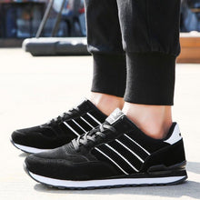 Load image into Gallery viewer, Blue Mens Casual Shoes Comfortable Sneakers Artificial Leather Male Spring Flats Trainers Outdoor Mens Casual Sports High Quality Sneaker Sport Walking Fashion Sneakers