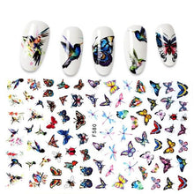 Load image into Gallery viewer, The New 3D Nail Sticker Cool English Letter stickers for nail Foil Love Heart Design Nails Accessories Fashion Manicure Sticker Stickers Girls Manicure Decoration Nail Art Supplies 3D Self-Adhesive Nail Decals Designer Nail Stickers for Acrylic Nails