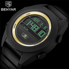 Load image into Gallery viewer, Digital Sport Men Watch Waterproof LED Wrist Watch Modern Round Black Design For Mens