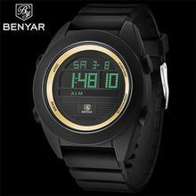Load image into Gallery viewer, Digital Sport Men Watch Waterproof LED Wrist Watch Modern Round Black Design For Mens