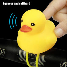 Load image into Gallery viewer, Yellow Small Bike Duck Bicycle Bell Luminous Normal Duck Ducky Bicycle Airscrew Helmet Wind Motor Riding Cycling Lights Horn Rubber Duck Helmet Bike Horn Bell Car Decoration Bicycle Horn
