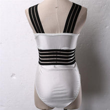 Load image into Gallery viewer, Luxury Women Black Swimsuits Women High Neck One Piece Swimsuits For Women Mesh Bathing Suits Open Back Swimwear One Piece Swimwear For Lady High Neck Bandage Cross Back Swimming Suit Female Holiday Beachwear
