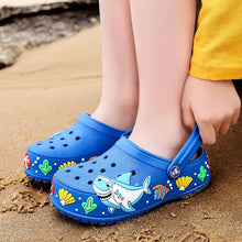 Load image into Gallery viewer, Cartoon Ocean Fashion Children Garden Shoes Boys Summer Slippers High Quality Kids Garden Children Clogs Boys Shoes Slides Sandals Clogs Children Beach Outdoor Walking Slipper