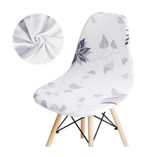 Load image into Gallery viewer, Avangarde Style Printed Seat Cover For Shell Chair Armless Shell Chair Cover Banquet Home Slipcover Elastic Removable Stretch High Back For Sofa Armchairs