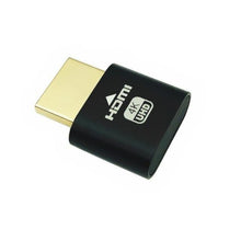 Load image into Gallery viewer, HDMI Virtual Display 4K HDMI Plug Display Cheat Virtual Plug HDMI High Resolution Virtual Monitor Display Emulator New Generation Headless Display Adapter Supports Up To 4K