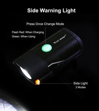 Load image into Gallery viewer, Front Bicycle Light USB Rechargeable LED Bike Light Waterproof Cycling Headlight Climbing Safety Flashlight Lamps Bike Light Super Bright Bicycle Light Easy To Install Fits All Bikes Headlights With Modes