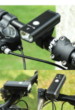 Load image into Gallery viewer, Front Bicycle Light USB Rechargeable LED Bike Light Waterproof Cycling Headlight Climbing Safety Flashlight Lamps Bike Light Super Bright Bicycle Light Easy To Install Fits All Bikes Headlights With Modes