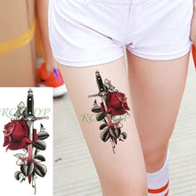 Load image into Gallery viewer, Elegant Waterproof Temporary Butterfly Sticker Tattoo Fake Halloween Party Tattoo For Woman Girls