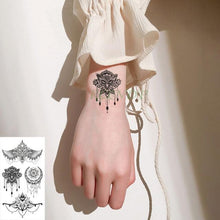 Load image into Gallery viewer, Elegant Waterproof Temporary Butterfly Sticker Tattoo Fake Halloween Party Tattoo For Woman Girls