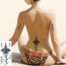Load image into Gallery viewer, Elegant Waterproof Temporary Butterfly Sticker Tattoo Fake Halloween Party Tattoo For Woman Girls