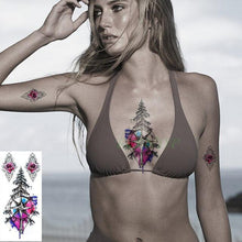 Load image into Gallery viewer, Elegant Waterproof Temporary Butterfly Sticker Tattoo Fake Halloween Party Tattoo For Woman Girls