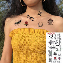 Load image into Gallery viewer, Elegant Waterproof Temporary Butterfly Sticker Tattoo Fake Halloween Party Tattoo For Woman Girls