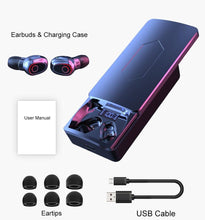 Load image into Gallery viewer, Wireless Earbuds With Microphone Bluetooth 5.1 Headphones in-Ear Touch Control Hi-Fi Stereo Sound Earphones Excellent Playing Time Deep Earphones Bluetooth Wireless Charging Box Headphones LED Display Sport Waterproof Earbuds Headsets 10000 mAh