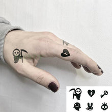 Load image into Gallery viewer, Elegant Waterproof Tattoo Sticker Sun Moon Fake Tatto Fashion Moon Temporary Fun Sun Wave Magic Tatoos For Womens Mens
