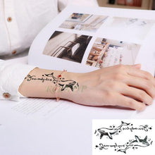 Load image into Gallery viewer, Elegant Waterproof Tattoo Sticker Sun Moon Fake Tatto Fashion Moon Temporary Fun Sun Wave Magic Tatoos For Womens Mens