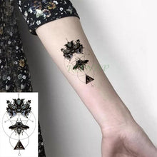 Load image into Gallery viewer, Elegant Waterproof Tattoo Sticker Sun Moon Fake Tatto Fashion Moon Temporary Fun Sun Wave Magic Tatoos For Womens Mens