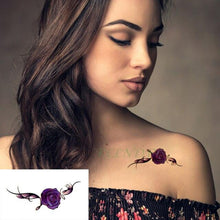 Load image into Gallery viewer, Elegant Waterproof Tattoo Sticker Sun Moon Fake Tatto Fashion Moon Temporary Fun Sun Wave Magic Tatoos For Womens Mens