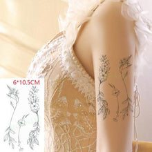 Load image into Gallery viewer, Elegant Waterproof Temporary Tattoo Sticker Cat Fox Flash Tatoo Neck Hand Modern Tattoo Stickers Butterflies Cats For Womens