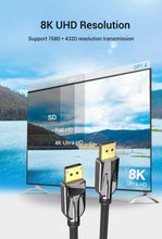 Load image into Gallery viewer, Fast 1.4Gbps 8K 60Hz 4K HDR Display Port Audio Cable for Video PC Laptop TV