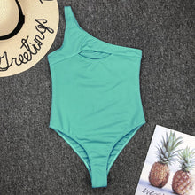 Load image into Gallery viewer, Luxury Black Female Swimsuit Vintage One Piece Ruffled Push Up Tummy Control Swimwear Halter One Piece Slimming Retro Swimsuit Women's Plus Size Push Up Bathing Suit Solid Red Swimwear Women Padded Bathing Suits