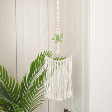 Load image into Gallery viewer, Handmade Wall Art Home Wall Decor Woven Hanging Tapestry Tassel Wind Chimes Wall Hanging Ornaments Hand Macrame Wall For Wall Wedding Living Room Gallery Patio Apartment Yard Decor