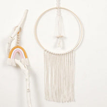 Load image into Gallery viewer, Handmade Wall Art Home Wall Decor Woven Hanging Tapestry Tassel Wind Chimes Wall Hanging Ornaments Hand Macrame Wall For Wall Wedding Living Room Gallery Patio Apartment Yard Decor
