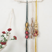 Load image into Gallery viewer, Handmade Wall Art Home Wall Decor Woven Hanging Tapestry Tassel Wind Chimes Wall Hanging Ornaments Hand Macrame Wall For Wall Wedding Living Room Gallery Patio Apartment Yard Decor