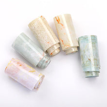 Load image into Gallery viewer, Nail Foils Marble Flower Series Iridescent Nail Art Transfer Sticker Paper Slider Nail Water Decal Design Manicures Decorations Art Manicures Decoration New Gold Nail Transfer Foils for Nail Arts Nails Supply Holographic Effect Nail Art Foil Stickers Hol