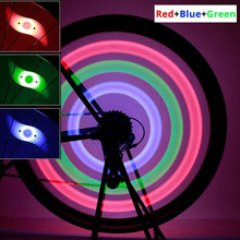Load image into Gallery viewer, Waterproof Bicycle Spoke Light 3 Lighting Mode LED Bike Wheel Warning Light Colorful LED Bike Wheel Light Waterproof Easy Install Bicycles Wheel Spoke LED Lights With 3 Modes For Bicycle Present For Kids Teens Boys Girls Men Women