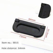 Load image into Gallery viewer, Modern Cabinet Handles Solid Aluminum Alloy Door Knobs And Handles Kitchen Cupboard Pulls Drawer Knobs Furniture Handle Hardware Black Cabinet Cupboard Drawer Door Handle Drawer Dresser Pulls for Furniture Kitchen Cabinet Cupboard Hardware