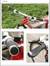 Load image into Gallery viewer, Bicycle Handlebar Cover Bike Grips Bicycle Mountain Grips Aluminum Anti-Slip Handle Bike Double Aluminum Clamp Lock On Grips For Mountain Bike Handle Bar Ends Bike Grips Comfort Ergo Handlebar Grip Designed For Cycling