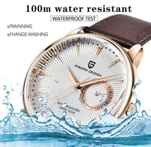 Load image into Gallery viewer, New Simple Luxury Mens Quartz Watch Casual Leather Strap Design Waterproof Comfortable Wrist Watch For Men