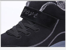 Load image into Gallery viewer, Waterproof Winter Mens Boots With Fur Warm Snow Mens Womens Boots Winter Work Casual Shoes High Top Winter Snow Boots Warm Fur Lined Winter Water-Resistan Ankle Booties