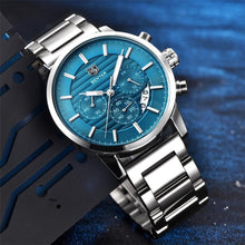 Load image into Gallery viewer, Sport Business Chronograph Steel Men Watches Top Luxury Quartz Male Analog Fashion Watchwrist